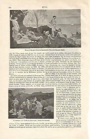 LAMINA ESPASA 20656: Tierra feliz por Puvis de Chavannes