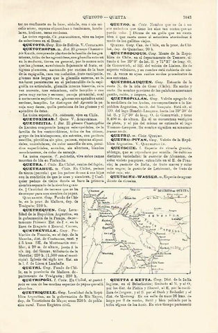 LAMINA ESPASA 20693: Mapa del Distrito de Quetta India
