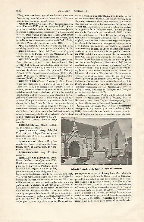 LAMINA ESPASA 20729: Iglesia de Quillio Francia