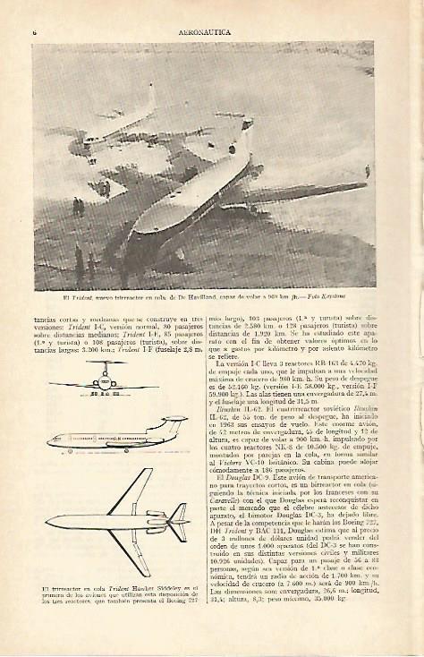LAMINA ESPASA 20756: El Trident de Havilland