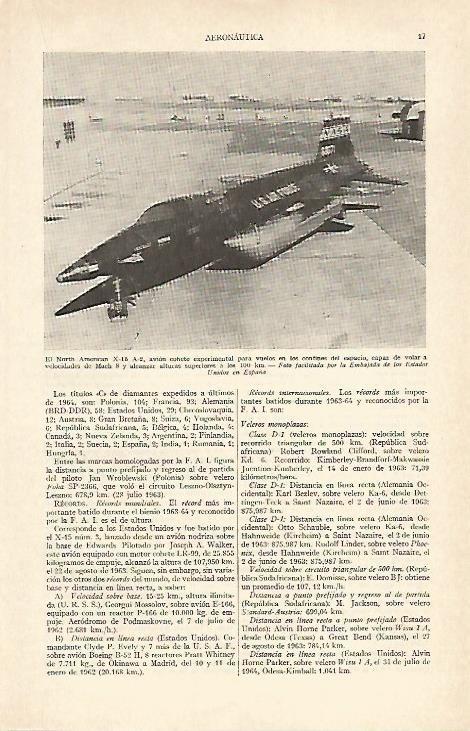 LAMINA ESPASA 20759: El North American X-15 A-2