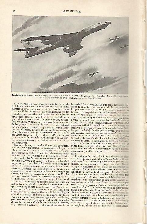 LAMINA ESPASA 20762: Bombardero sovietico TU-16 Badger