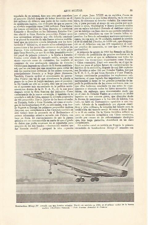 LAMINA ESPASA 20763: Bombardero Mirage-IV