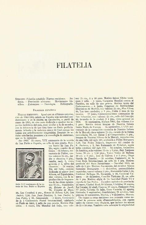 LAMINA ESPASA 20811:  Apendice Filatelia
