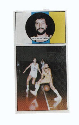 Cromo: Baloncesto 1986-1987: numero 87: German Gonzalez del Canarias