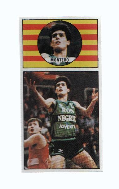 Cromo: Baloncesto 1986-1987: numero 92: Jose Antonio Montero del Juventud de Badalona