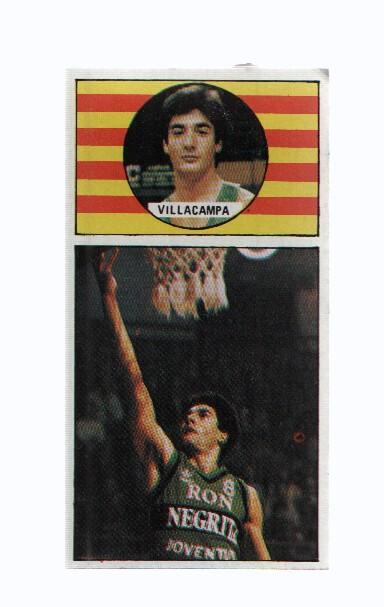 Cromo: Baloncesto 1986-1987: numero 93: Jordi Villacampa del Juventud de Badalona