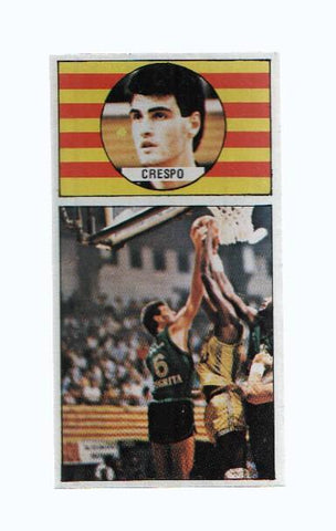 Cromo: Baloncesto 1986-1987: numero 96: Javier Crespo del Juventud de Badalona