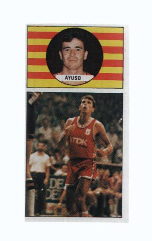 Cromo: Baloncesto 1986-1987: numero 101: Jose Maria Ayuso del TDK Manresa