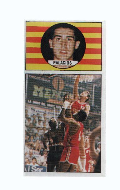 Cromo: Baloncesto 1986-1987: numero 102: Jose Palacios del TDK Manresa