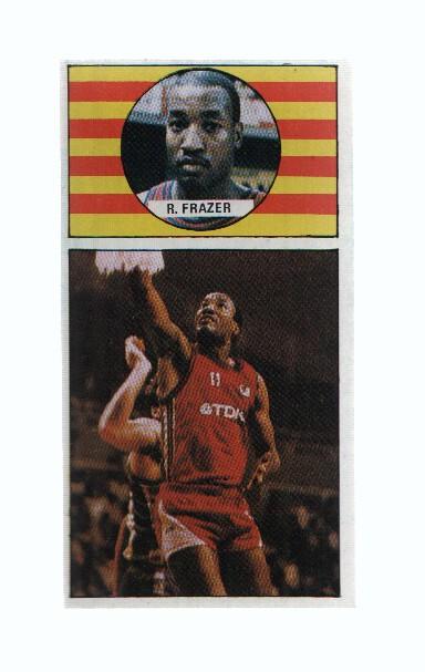 Cromo: Baloncesto 1986-1987: numero 107: Rolando Frazer del TDK Manresa