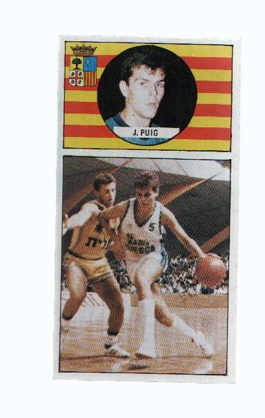 Cromo: Baloncesto 1986-1987: numero 109: Jordi Puig del Magia Huesca