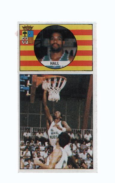 Cromo: Baloncesto 1986-1987: numero 114: Granger Hall del Magia Huesca