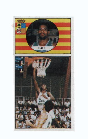 Cromo: Baloncesto 1986-1987: numero 114: Granger Hall del Magia Huesca