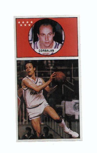 Cromo: Baloncesto 1986-1987: numero 118: Juan Antonio Corbalan del Real Madrid