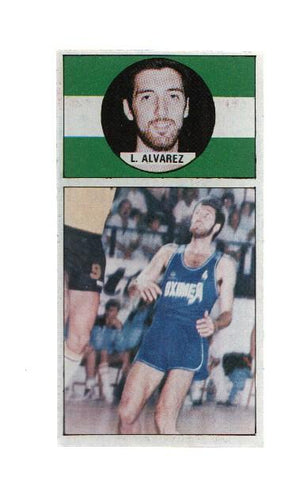 Cromo: Baloncesto 1986-1987: numero 128: Luis Alvarez del Oximesa