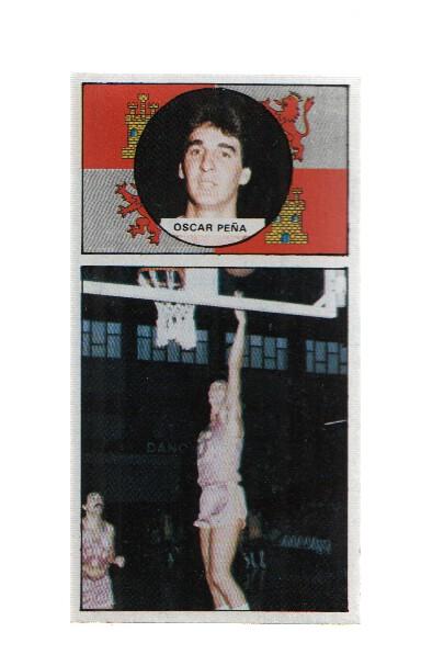 Cromo: Baloncesto 1986-1987: numero 157: Oscar Peña del Forum