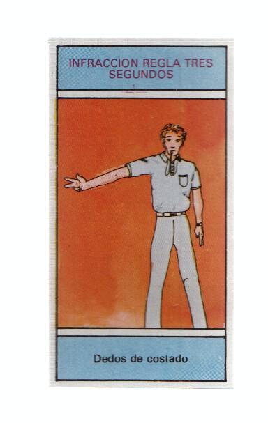 Cromo: Baloncesto 1986-1987: numero 186: Reglas del juego