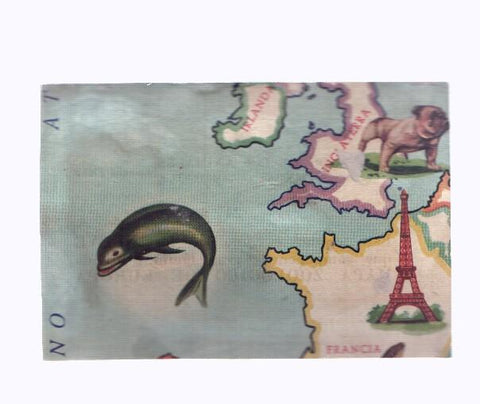 Cromos: de la Selva Misteriosa a los abismos del mar: numero 024: Mapa zoologico de Europa, parte