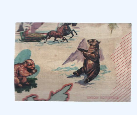 Cromos: de la Selva Misteriosa a los abismos del mar: numero 026: Mapa zoologico de Europa, parte