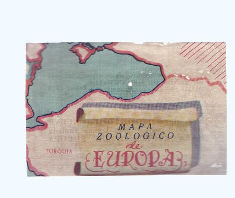 Cromos: de la Selva Misteriosa a los abismos del mar: numero 029: Mapa zoologico de Europa, parte