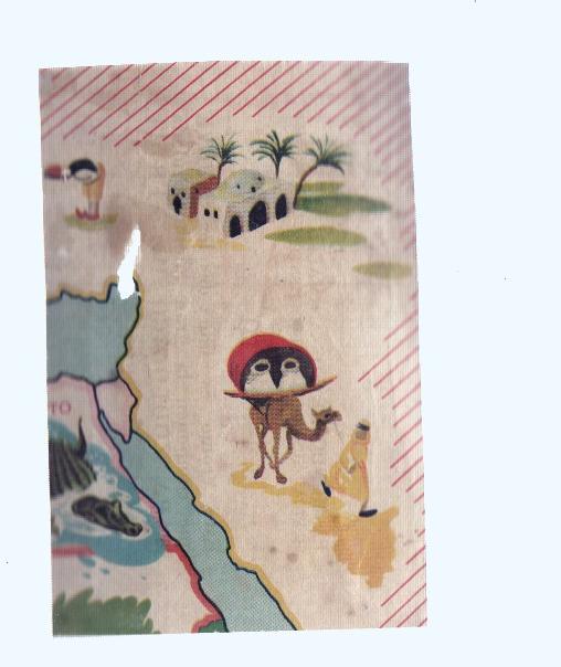 Cromos: de la Selva Misteriosa a los abismos del mar: numero 111: Mapa zoologico de Africa, parte