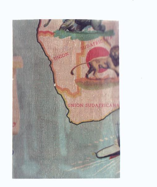 Cromos: de la Selva Misteriosa a los abismos del mar: numero 116: Mapa zoologico de Africa, parte