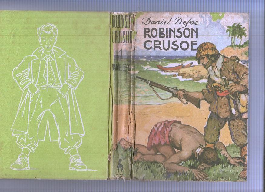 Juvenil Cadete: Robinson Crusoe (cubierta estropeada)