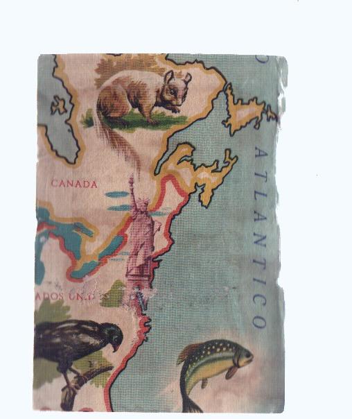 Cromos: de la Selva Misteriosa a los abismos del mar: numero 171: Mapa zoologico de America del Norte, parte