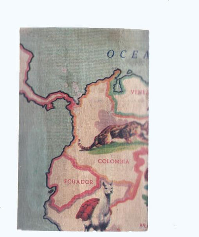 Cromos: de la Selva Misteriosa a los abismos del mar: numero 211: Mapa zoologico de America del Sur, parte