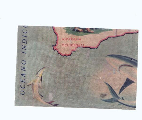 Cromos: de la Selva Misteriosa a los abismos del mar: numero 262: Mapa zoologico de Oceania, parte