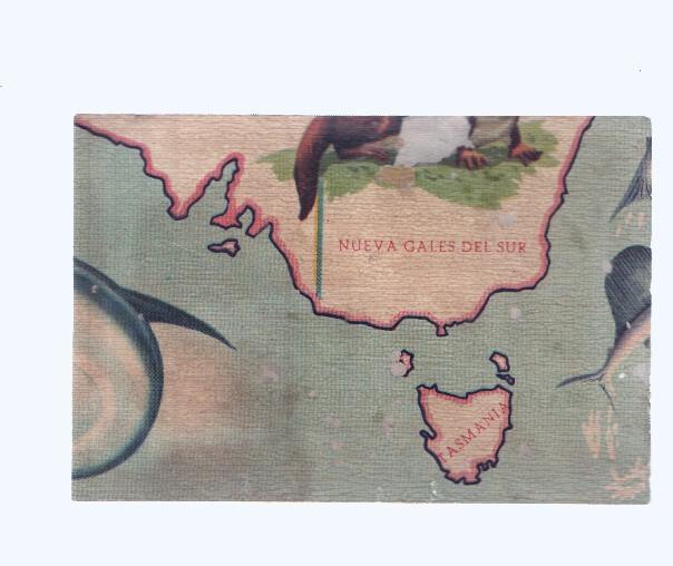 Cromos: de la Selva Misteriosa a los abismos del mar: numero 263: Mapa zoologico de Oceania, parte