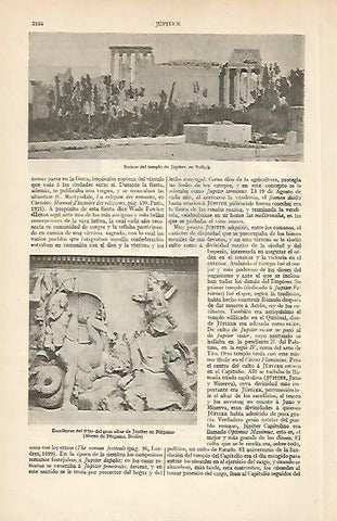 LAMINA ESPASA 6320: Templo de Jupiter en Baalbek Libano