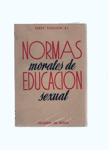 Normas morales de educacion sexual