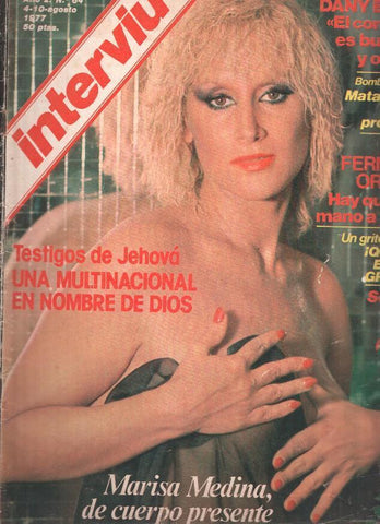 Revista INTERVIU, Numero 064: MARISA MEDINA, de cuerpo presente