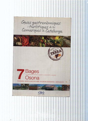 Guies Gastronomiques i turistiques de les Comarques de Catalunya, 07: Bages, Osona