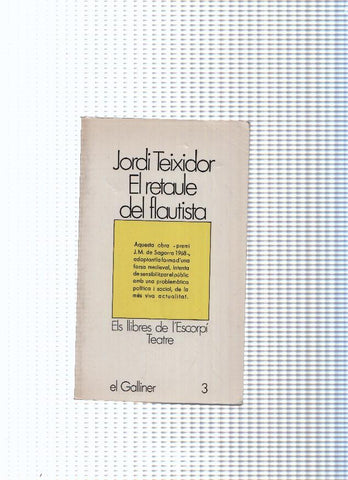 Els llibres de l escorpi, El Galliner, 3: El retaule del flautista