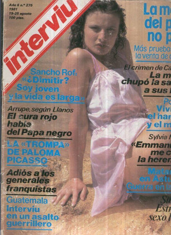 INTERVIU Numero 0275: SUSANA ESTRADA, sexo laser