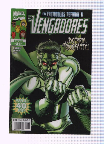 LOS VENGADORES, Volumen 3, Numero 34: Los Protocolos Nefaria (Forum 2000)