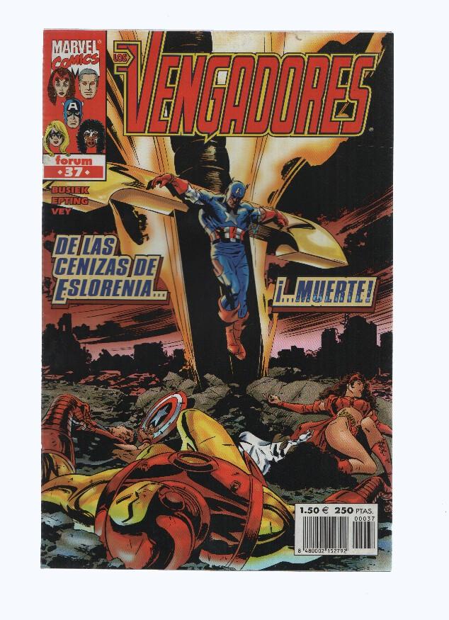 LOS VENGADORES, Volumen 3, Numero 37: Tierra Arrasada (Forum 2000)