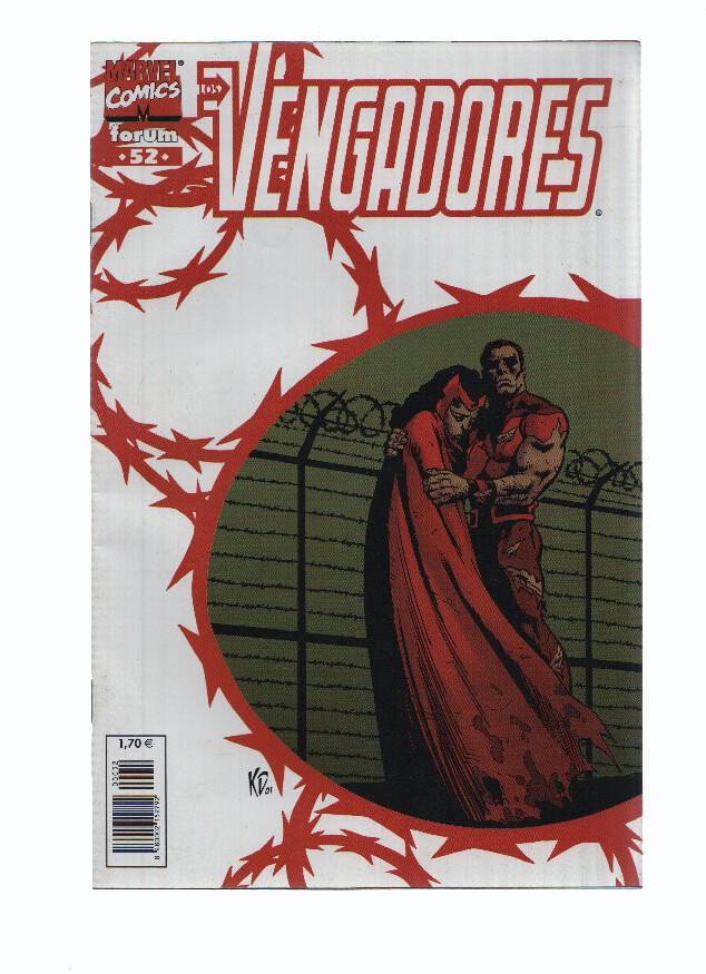 LOS VENGADORES, Volumen 3, Numero 52: Prisioneros, una hostoria de amor (Forum 2000)