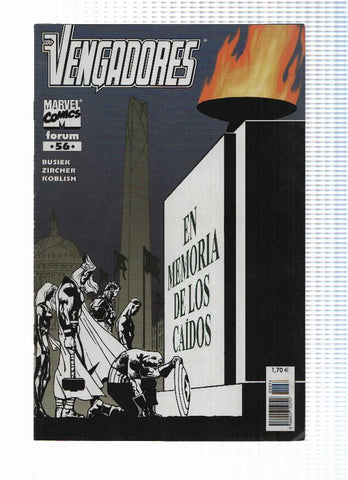 LOS VENGADORES, Volumen 3, Numero 56: El Ultimo Adios (Forum 2000)