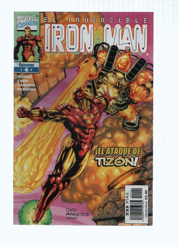 IRON MAN, Volumen 4, Numero 04: Problemas en el Paraiso (Forum 1998)