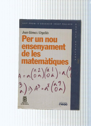 Per un nou ensenyament de les matematiques
