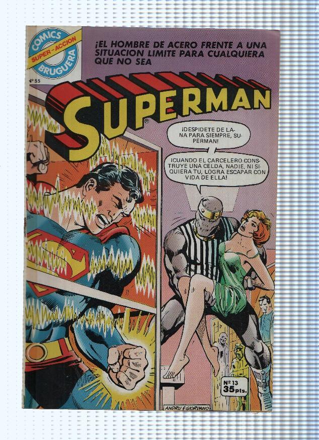 SUPERMAN, Volumen 1, Numero 055: Prision a 20.000 pies (Bruguera 1979)