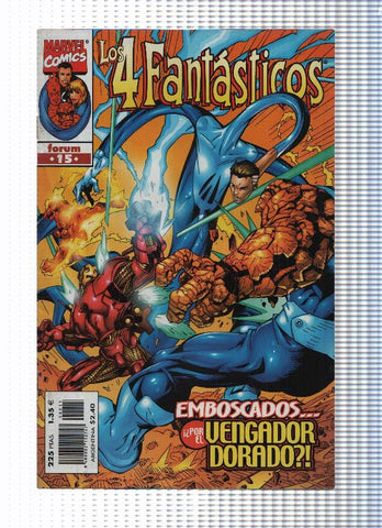 LOS CUATRO FANTASTICOS, Volumen 3, Numero 15: Choque de Hierro (Forum 1999)