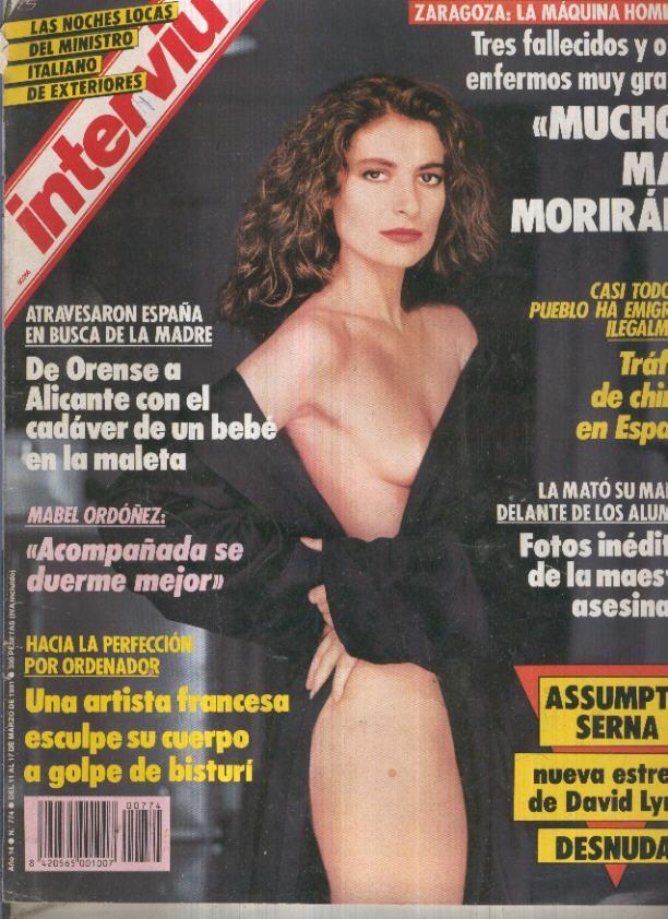 INTERVIU NUMERO 0774: ASSUMPTA SERNA (cello lado lomo)