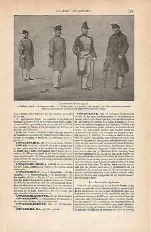 LAMINA ESPASA 20820: Invalidos del Ejeercito Español