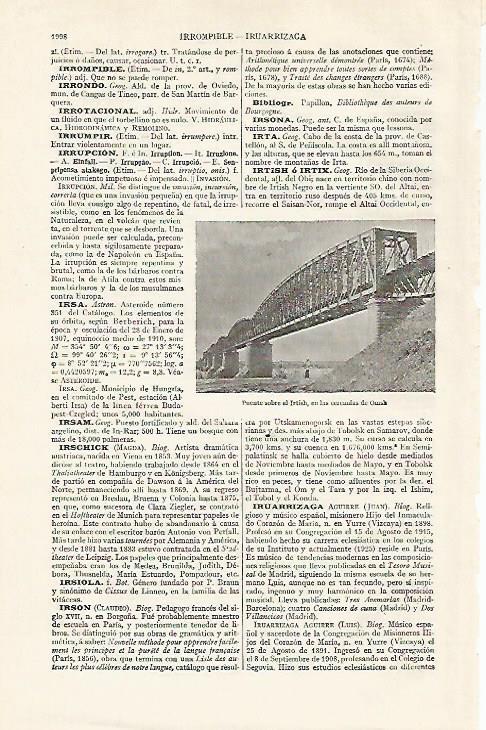 LAMINA ESPASA 20843: Puente sobre el Irtish