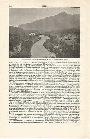 LAMINA ESPASA 20881: Valle del Isonzo Italia